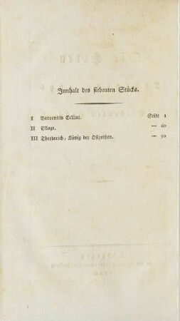 Innhalt des siebenten Stücks
