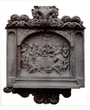 Bakäkra - Epitaph mit Abendmahlsgruppe
