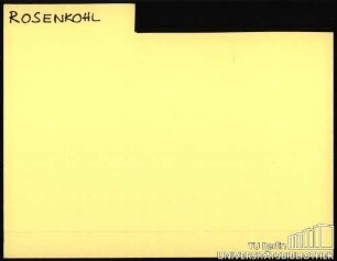 ROSENKOHL