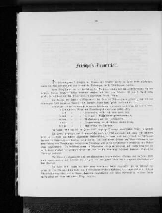 Friedhofs-Deputation.