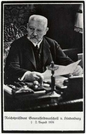 Hindenburg, Paul von