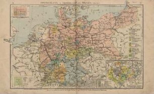 Deutschland, die Niederlande und Belgien, politisch, Thüringische Staaten