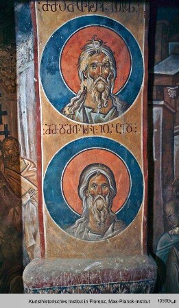 Die Ausmalung der Saalkirche : Heilige und Propheten in Medaillons