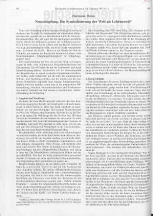 99 - 108 Neuschöpfung
