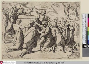 [Le veau d'or adoré par les Israelites; Die Anbetung des Goldenen Kalbs]