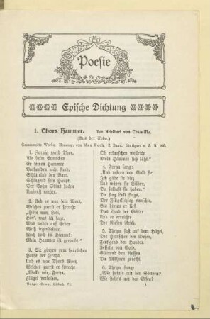 Epische Dichtung