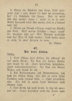 47. Die drei Lilien