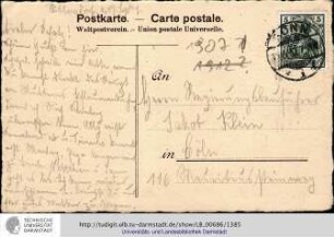 Postkarte vom 19.09.1907