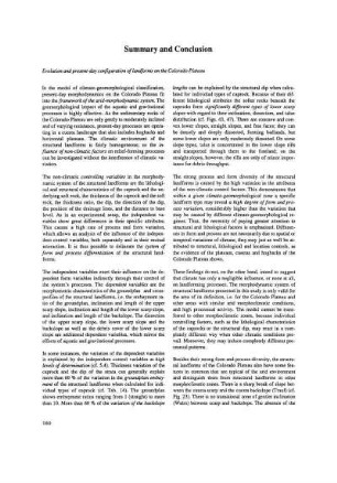 Summary and Conclusion