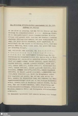 E. Die Bedeutung arterio-venöser Anastomosen bei der Entstehung von Varizen
