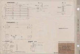 Bauteil: Anschlüsse, Details Giebelwand, Fundament (Typ: SKV-HS/Z 12,50/750/25°)