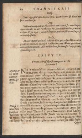 Capvt IV.