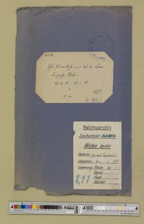 Belgische Noten. - Abschriften und Übersetzungen: Bd. 3