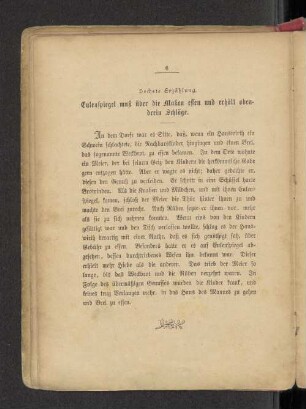 Sechste Erzählung. Eulenspiegel muß über die Maßen essen und erhält obendrein Schläge.