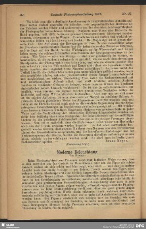 Moderne Beleuchtung