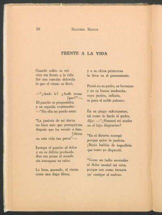 Frente a la vida
