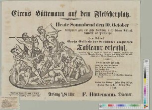 Circus Hüttemann auf dem Fleischerplatz.