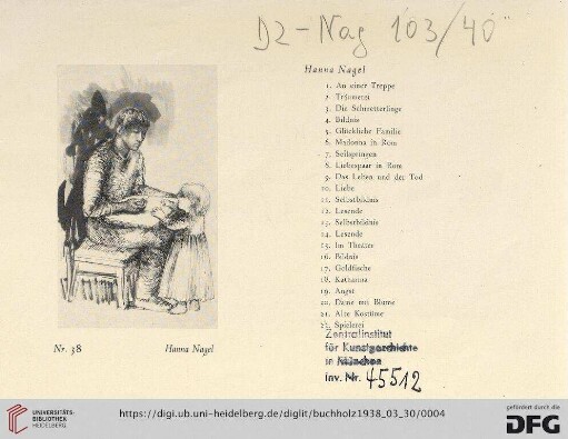 Hanna Nagel (Nr. 1-45)