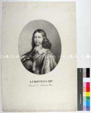 Porträt des jungen Ludwig XIV. König von Frankreich und Navarra