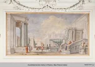 Vedute mit mehreren Figuren