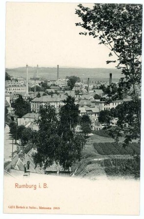Rumburg. Blick über Rumburg