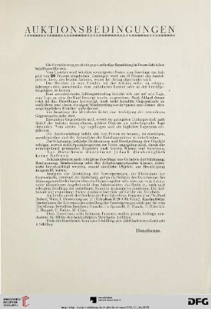 Auktionsbedingungen