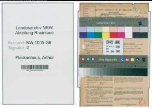 Entnazifizierung Arthur Flockenhaus , geb. 24.07.1905 (Prokurist)