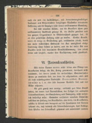 VI. Nervenkrankheiten.