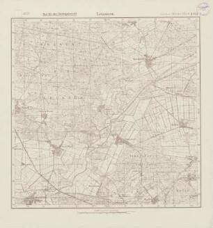 2733 Leussow, Meßtischblatt (4cm - Karte)