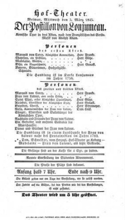 Der Postillon von Lonjumeau