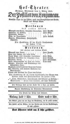 Der Postillon von Lonjumeau