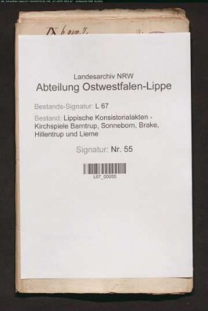Pastor Kersting und Küster Althof