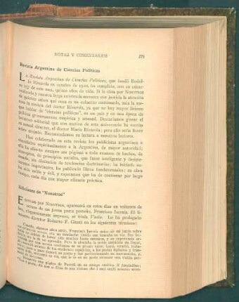 Revista Argentina de Ciencias Políticas