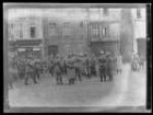 Parade in Péronne (Dep. Somme, Frankreich)