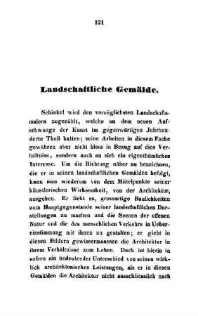 Landschaftliche Gemälde