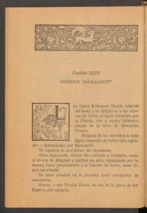 Capítulo XXXV - Codigos "infragranti"