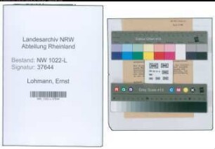 Entnazifizierung Ernst Lohmann , geb. 00.00.0000 ()