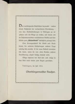 Vorwort Oberbürgermeister Haußer