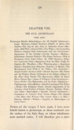Chapter VIII. The Sulu archipelago