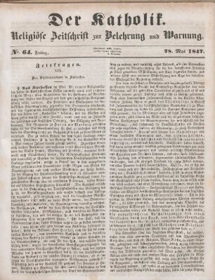 261-263 Zeitfragen : XIX. Das Dissidententhum in Kurhessen