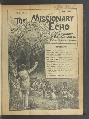 9.1902: The missionary echo of the Methodist Free Church