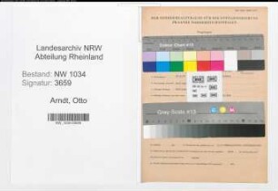 Entnazifizierung Otto Arndt , geb. 25.08.1877 (Leutnant)