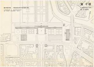 Museum am Schloss Charlottenburg, Berlin Gemäldegalerie und Skulpturensammlung: Lageplan, 1:1000