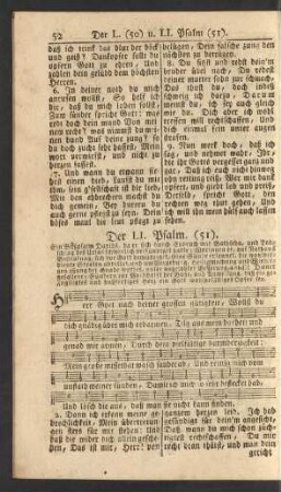 Der LI. Psalm (51.). - Der XCIX. Psalm. (99.).