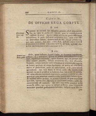 Caput II. De Officiis Erga Corpus