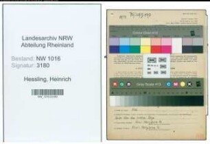 Entnazifizierung Heinrich Hessling , geb. 18.07.1901 (Arbeiter)