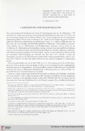 I. Einleitung und Fragestellung