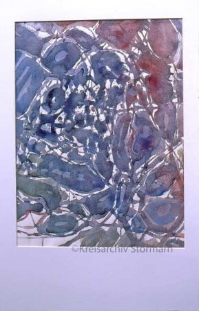 Ausstellung: Fächer Stormarner Künste: Schloss Reinbek: Aquarell von Paul Hannes