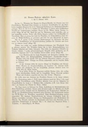 31. Armee-Reserve ostwärts Laon