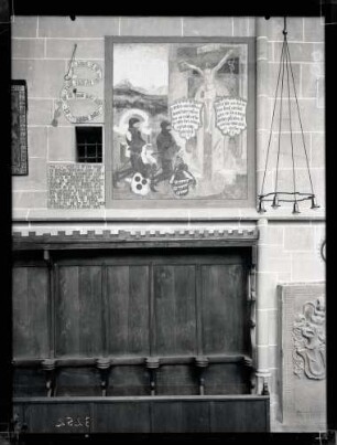 Alexanderkirche; Wandbild im Chor nach der Restaurierung